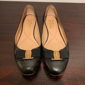 Salvatore Ferragano Varina Leather Flat